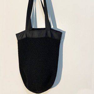 The Sak Black Crochet Vintage Bag - image 1